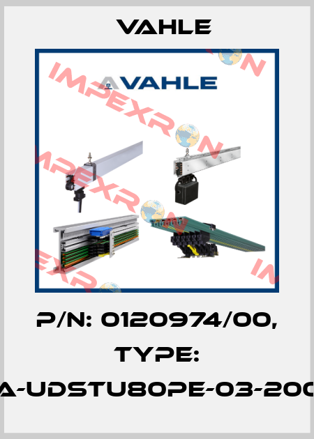 P/n: 0120974/00, Type: SA-UDSTU80PE-03-2000 Vahle