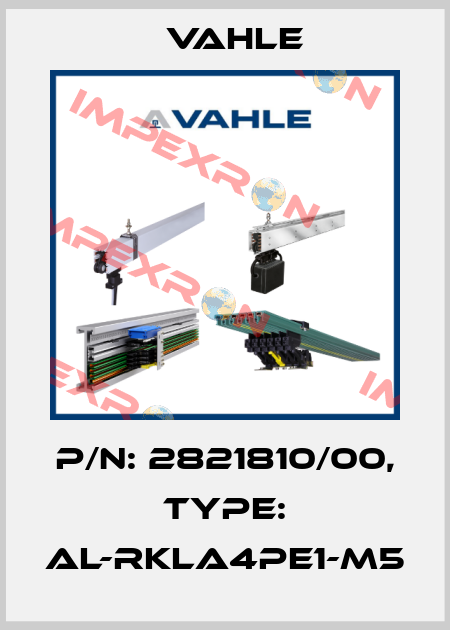 P/n: 2821810/00, Type: AL-RKLA4PE1-M5 Vahle