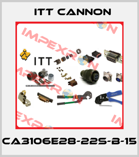 CA3106E28-22S-B-15 Itt Cannon