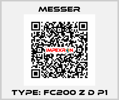 Type: FC200 Z D P1 Messer