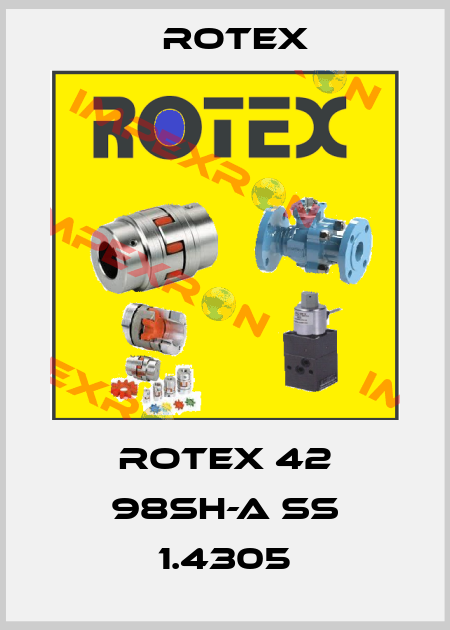 ROTEX 42 98SH-A SS 1.4305 Rotex