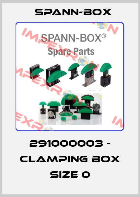 291000003 - Clamping box size 0 SPANN-BOX
