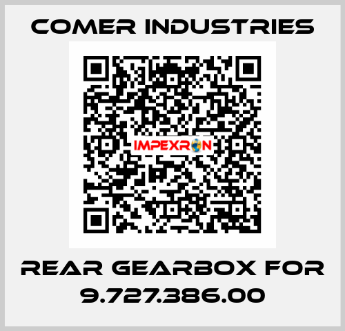 rear gearbox for 9.727.386.00 Comer Industries