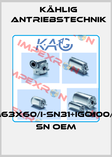 M63x60/I-SN31+IGO100/2  SN OEM Kählig Antriebstechnik