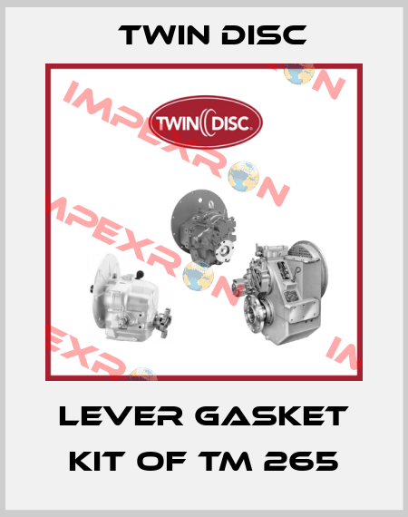 Lever gasket kit of TM 265 Twin Disc