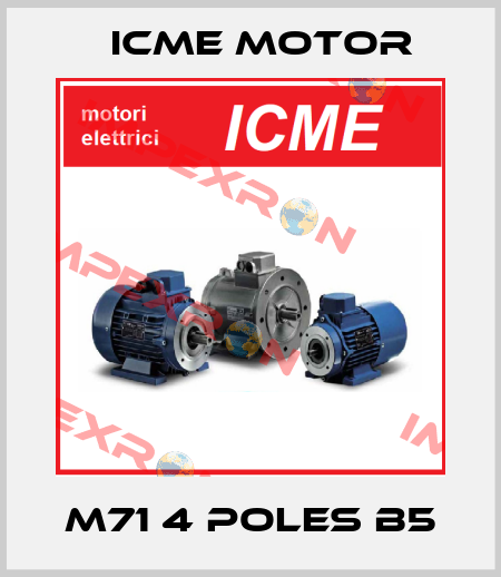 M71 4 POLES B5 Icme Motor