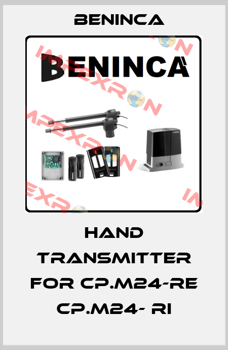 Hand transmitter for CP.M24-RE CP.M24- RI Beninca