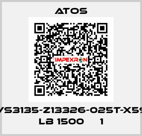 VS3135-Z13326-025T-X59 LB 1500 АС1 Atos
