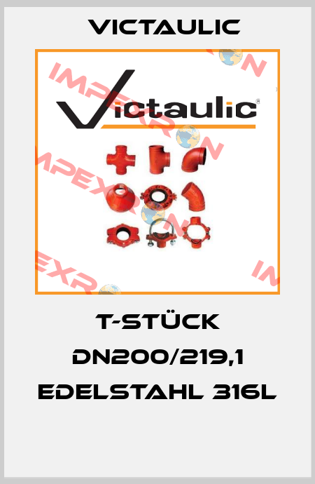 T-Stück DN200/219,1 Edelstahl 316L  Victaulic