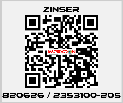 820626 / 2353100-205 Zinser