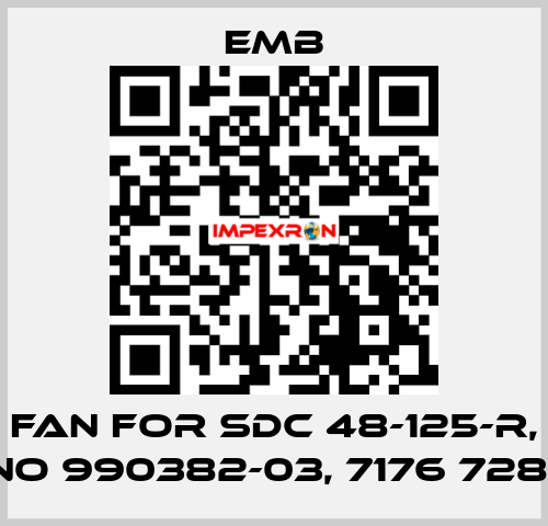 fan for SDC 48-125-R, no 990382-03, 7176 7281 Emb