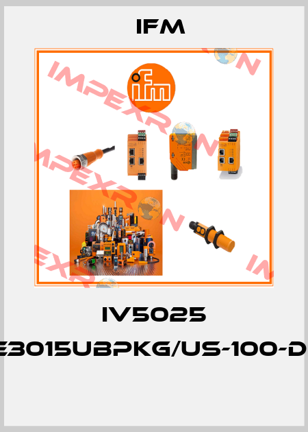 IV5025 IVE3015UBPKG/US-100-DPS  Ifm
