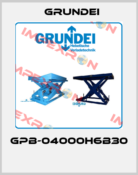GPB-04000H6B30  Grundei
