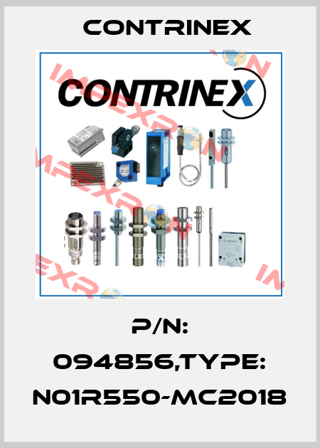 P/N: 094856,Type: N01R550-MC2018 Contrinex