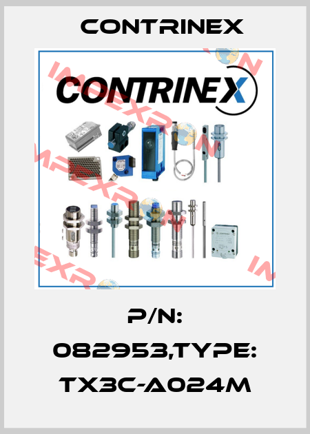 P/N: 082953,Type: TX3C-A024M Contrinex