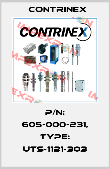 p/n: 605-000-231, Type: UTS-1121-303 Contrinex