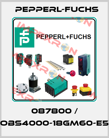 087800 / OBS4000-18GM60-E5 Pepperl-Fuchs