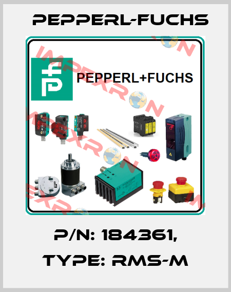 p/n: 184361, Type: RMS-M Pepperl-Fuchs