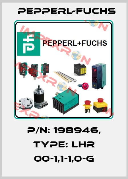 p/n: 198946, Type: LHR 00-1,1-1,0-G Pepperl-Fuchs