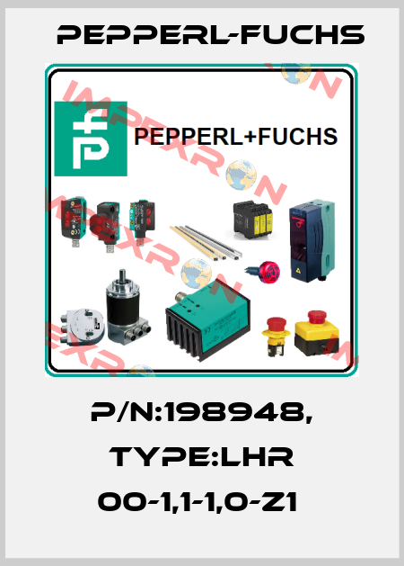 P/N:198948, Type:LHR 00-1,1-1,0-Z1  Pepperl-Fuchs