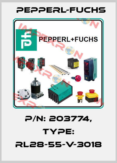 p/n: 203774, Type: RL28-55-V-3018 Pepperl-Fuchs