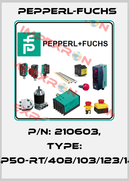 p/n: 210603, Type: GLP50-RT/40b/103/123/143 Pepperl-Fuchs