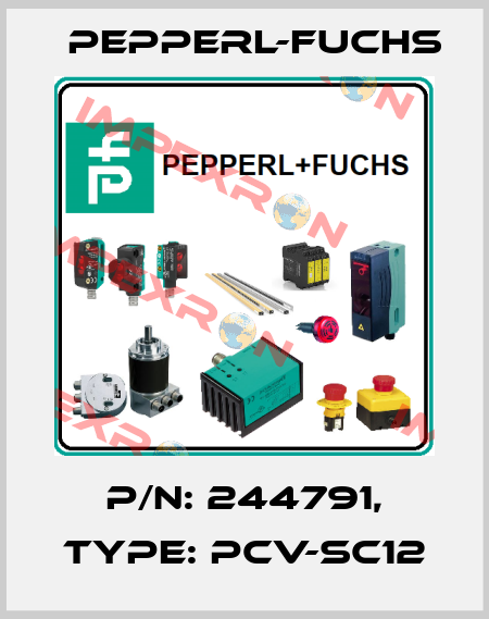 p/n: 244791, Type: PCV-SC12 Pepperl-Fuchs