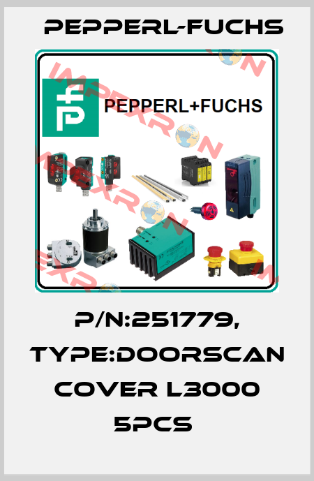 P/N:251779, Type:DoorScan Cover L3000 5pcs  Pepperl-Fuchs