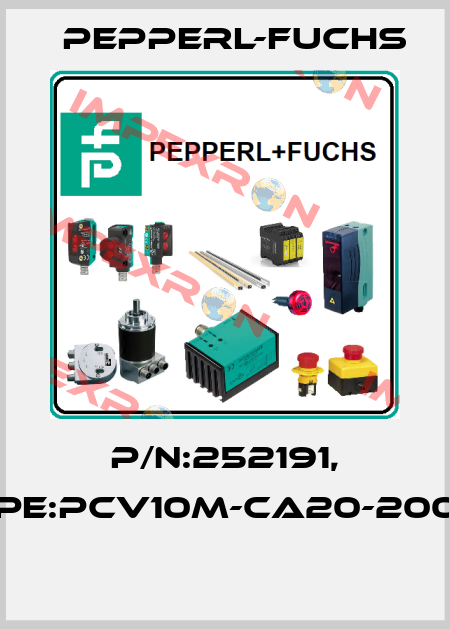 P/N:252191, Type:PCV10M-CA20-20000  Pepperl-Fuchs