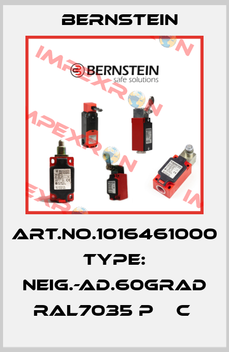 Art.No.1016461000 Type: NEIG.-AD.60GRAD RAL7035 P    C  Bernstein