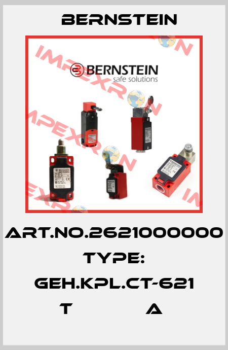 Art.No.2621000000 Type: GEH.KPL.CT-621 T             A  Bernstein