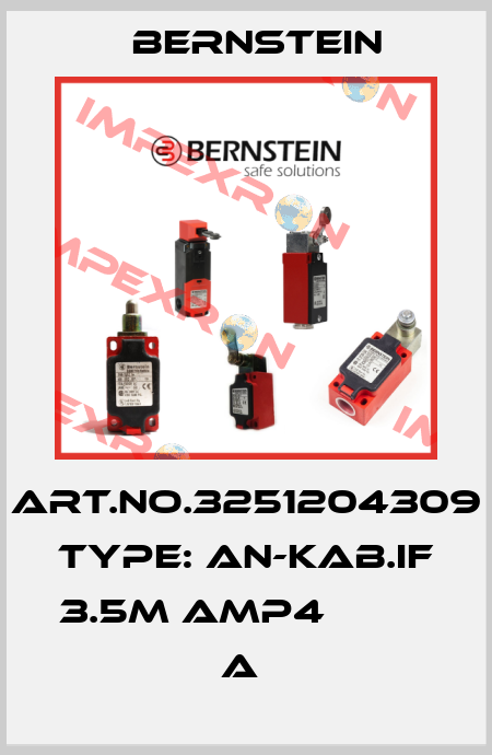 Art.No.3251204309 Type: AN-KAB.IF 3.5m AMP4          A  Bernstein