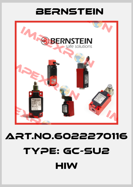 Art.No.6022270116 Type: GC-SU2 HIW Bernstein