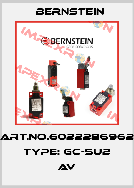 Art.No.6022286962 Type: GC-SU2 AV Bernstein