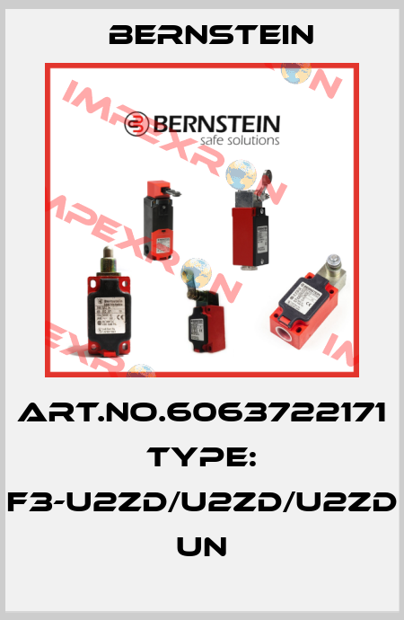Art.No.6063722171 Type: F3-U2ZD/U2ZD/U2ZD UN Bernstein