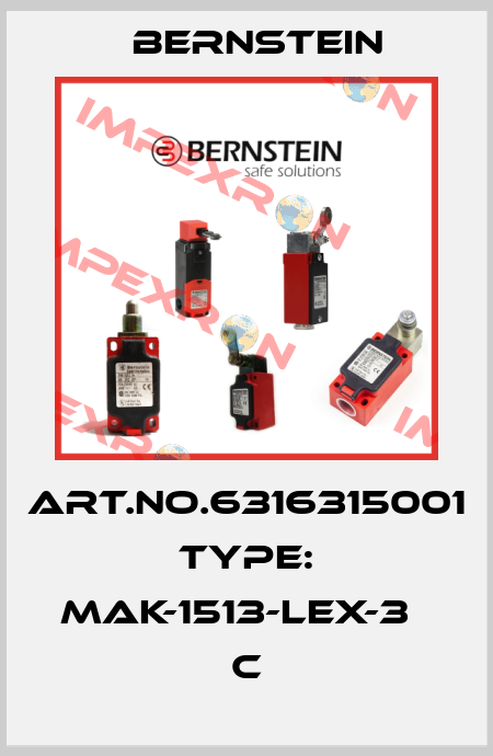 Art.No.6316315001 Type: MAK-1513-LEX-3               C Bernstein