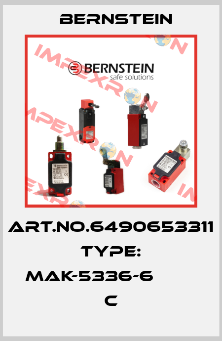 Art.No.6490653311 Type: MAK-5336-6                   C Bernstein