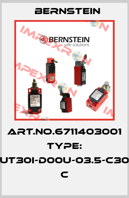 Art.No.6711403001 Type: UT30I-D00U-03.5-C30          C Bernstein