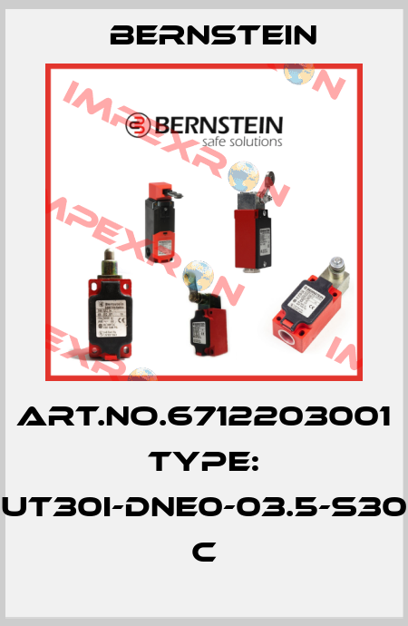 Art.No.6712203001 Type: UT30I-DNE0-03.5-S30          C Bernstein