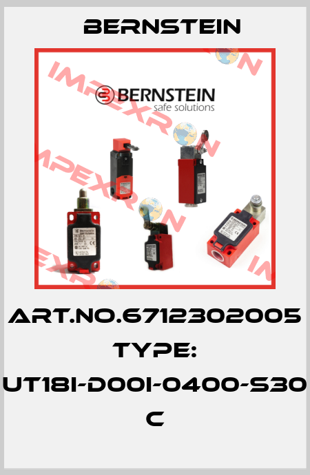 Art.No.6712302005 Type: UT18I-D00I-0400-S30          C Bernstein
