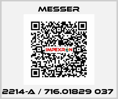 2214-A / 716.01829 037  Messer