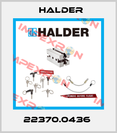 22370.0436  Halder