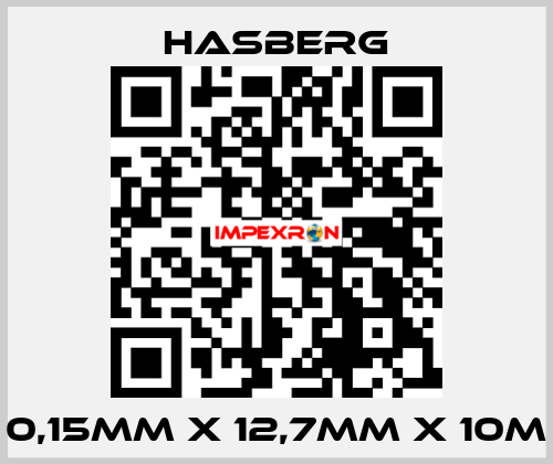 0,15MM X 12,7MM X 10M  Hasberg