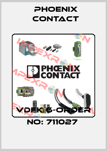 VDFK 6-ORDER NO: 711027  Phoenix Contact