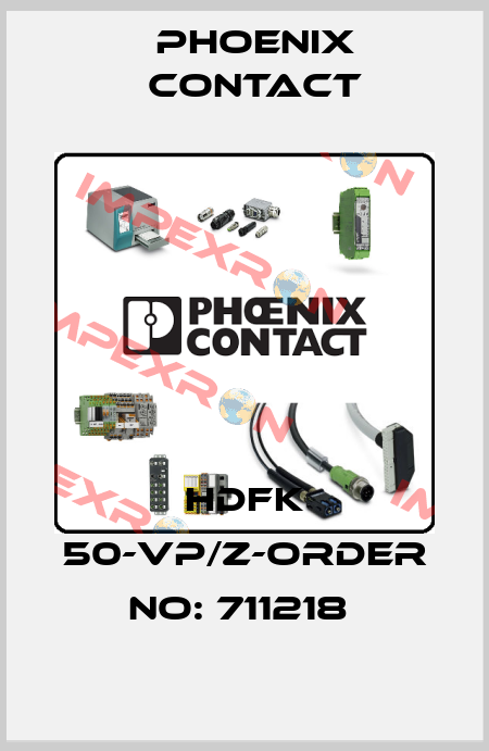 HDFK 50-VP/Z-ORDER NO: 711218  Phoenix Contact