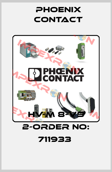 HV-M 8-VS 2-ORDER NO: 711933  Phoenix Contact