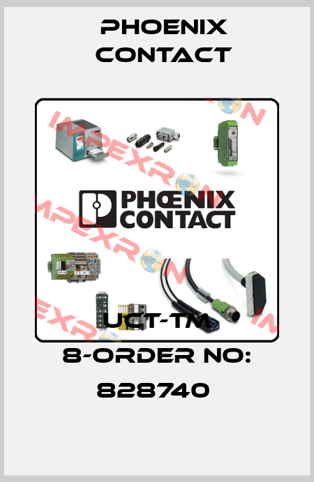 UCT-TM 8-ORDER NO: 828740  Phoenix Contact