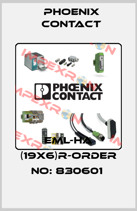 EML-HA (19X6)R-ORDER NO: 830601  Phoenix Contact