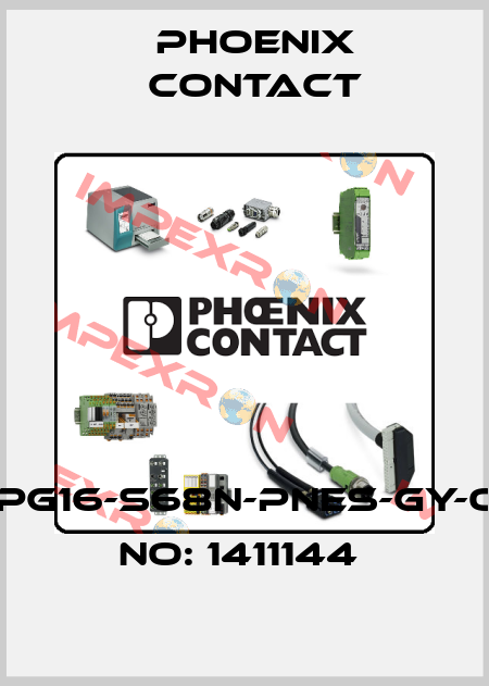 G-INS-PG16-S68N-PNES-GY-ORDER NO: 1411144  Phoenix Contact