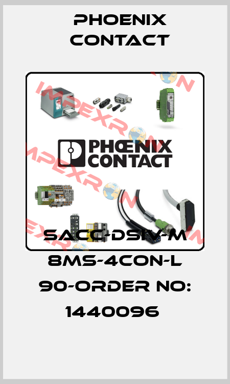 SACC-DSIV-M 8MS-4CON-L 90-ORDER NO: 1440096  Phoenix Contact
